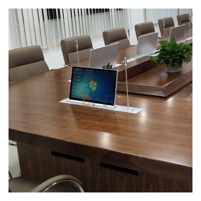 BNT Full HD Screen Low Price Motorized Retractable Monitor Lift With Mic for Conference System