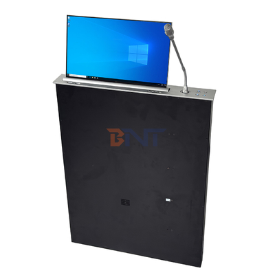 BNT Full HD Screen Low Price Motorized Retractable Monitor Lift With Mic for Conference System