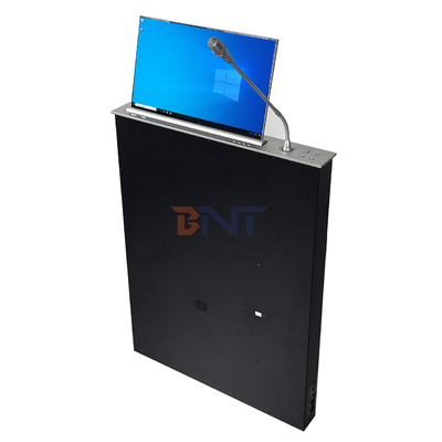 BNT Full HD Screen Low Price Motorized Retractable Monitor Lift With Mic for Conference System
