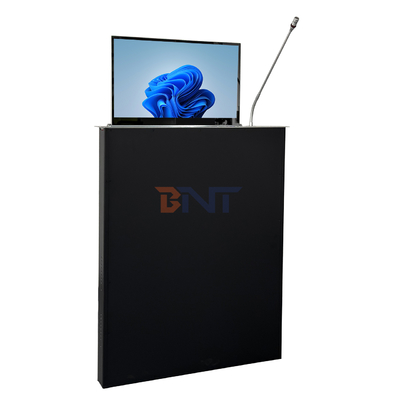 17.3 Inch LCD Screen Pop-up Monitor Lift Paperless Audio Conference System with Flip-up Feature for Presentation Meeting Rooms