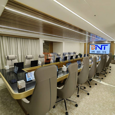 BNT 17 3 Retractable Touch Screen Hidden in Meeting Table Motorized Monitor Lift