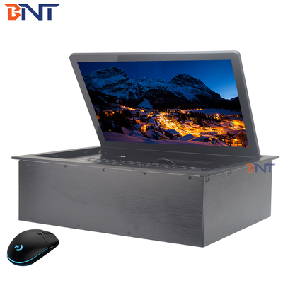 Conference Table Mount Retractable LCD Monitor Motorized Flip up Tuner/Flip up Lift With Conference System