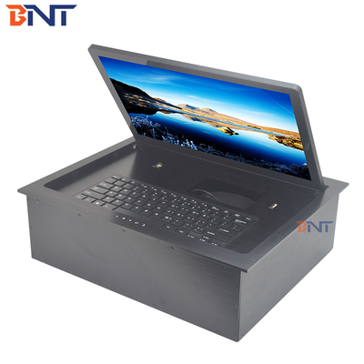 Motorized  Flip up Monitor Lift Integrated With 19 Inch Screen for Conference System