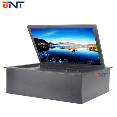Motorized  Flip up Monitor Lift Integrated With 19 Inch Screen for Conference System