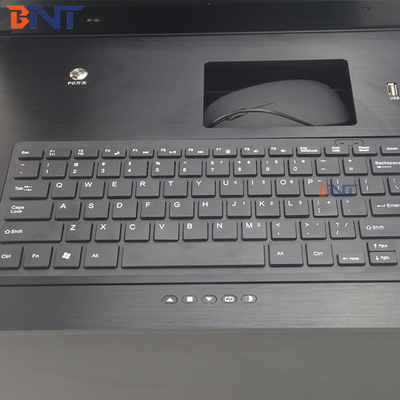 Motorized  Flip up Monitor Lift Integrated With 19 Inch Screen for Conference System