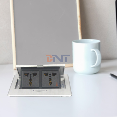 Modern Workspace Power Socket 5m Cable BNT Pop Office Aluminum Embedded 2 IP44 USA Type AU 16A/10A Rated Designed for Australian