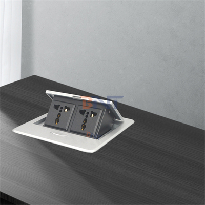 Modern Workspace Power Socket 5m Cable BNT Pop Office Aluminum Embedded 2 IP44 USA Type AU 16A/10A Rated Designed for Australian