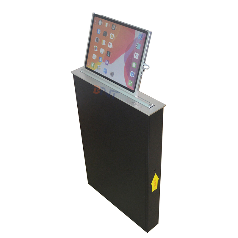 Zoom Meeting Video Conferencing ultra Thin Pop up Motorized Monitor Lift for Tablet 12.9 Ipad Pro